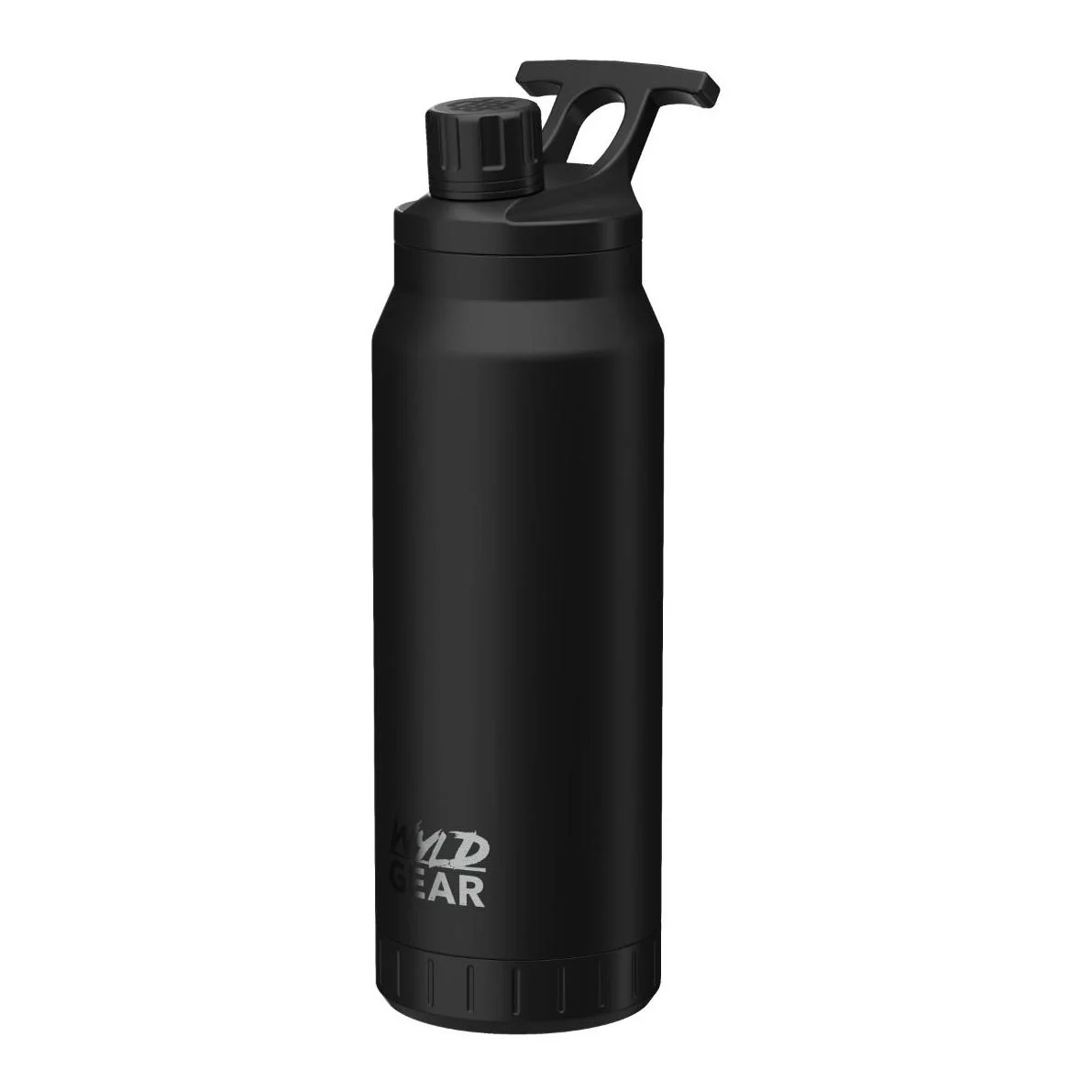 WYLD MAG FLASK (1005 ml), schwarz, 34 OZ, 18/8 Edelstahl