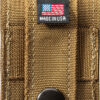 ZIPPO Benzinfeuerzeug "Black Crackle" in schwarz mit Nylon Pouch tan – Bild 3