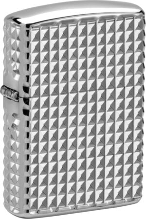 ZIPPO Benzinfeuerzeug Classic Armor Case "Diamond", MultiCut, hochglanz Chrom