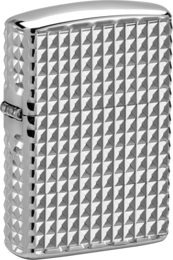 ZIPPO Benzinfeuerzeug Classic Armor Case "Diamond", MultiCut, hochglanz Chrom