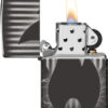 ZIPPO Benzinfeuerzeug "Zippo Flame" , gelasert, schwarz – Bild 2