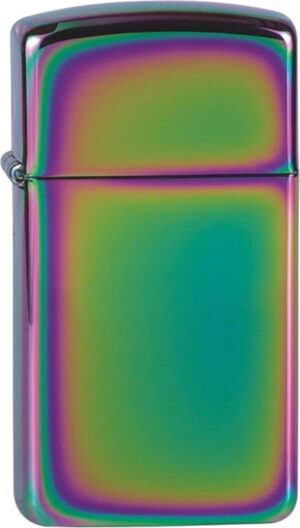 ZIPPO Benzinfeuerzeug Slim-Modell in Rainbow-Farben