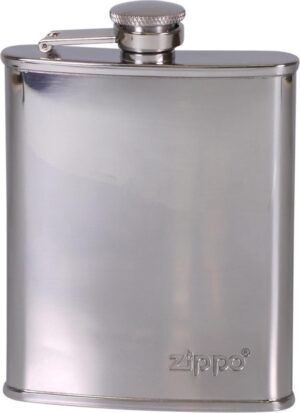 ZIPPO Flachmann Edelstahl poliert, mit  6oz/180ml