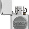 ZIPPO street chrome Emblem "Zippo Logo", silber – Bild 2