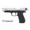 Zoraki 918 bicolor mattsilber Schreckschusspistole Kaliber 9mm P.A.K. – Bild 2