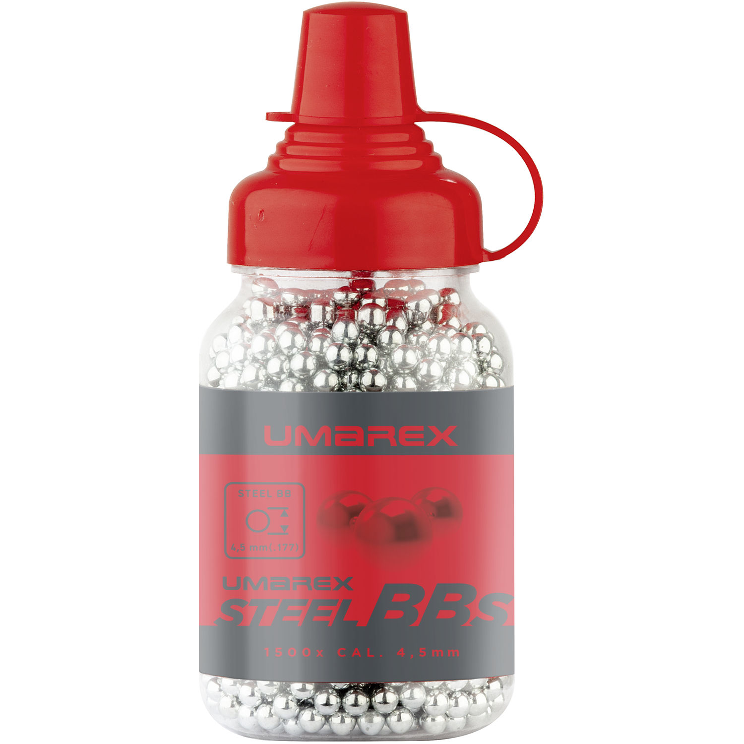 Umarex Stahl-BBs cal. 4,5 mm (.177) BB, 1.500 St., 0,35 g, silber