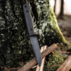 Böker DBK BUSHFRIEND 2000 Allblack feststehendes Messer mit Scheide – Bild 5
