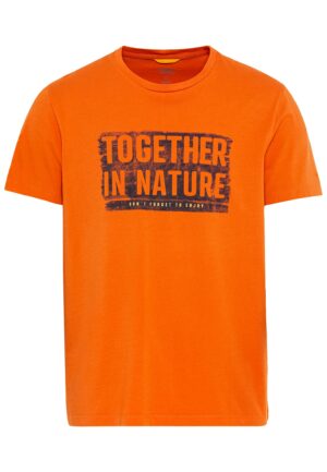 camel active Herren T-Shirt Together in Nature in orange