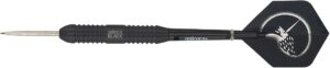 UNICORN Steeldarts Core+, messing, 26g, Schwarz