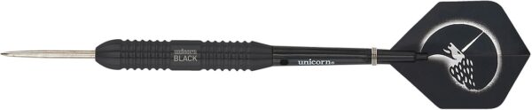 UNICORN Steeldarts Core+, messing, 26g, Schwarz