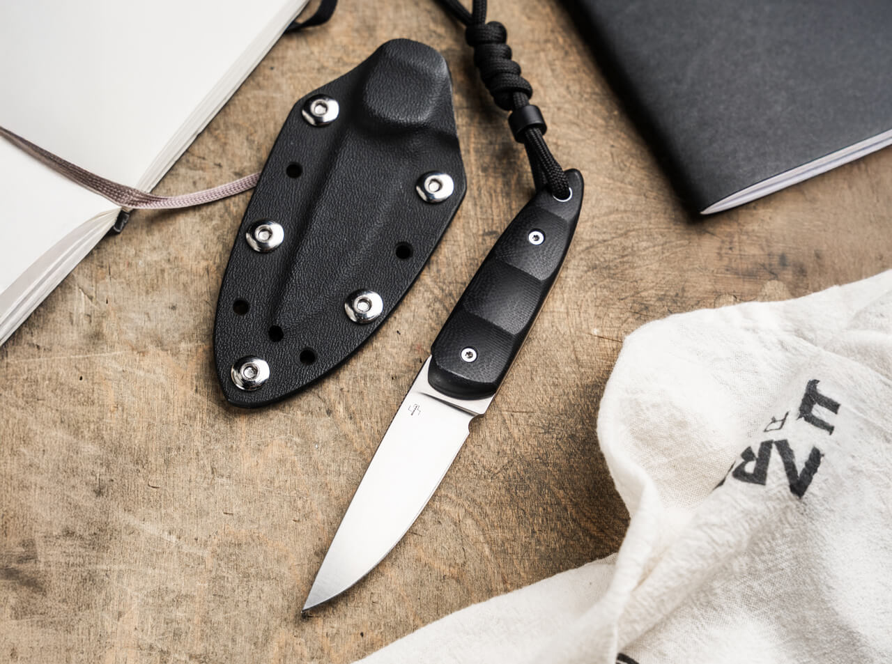 Böker Plus Pollywog, feststehendes Messer, Kydexscheide – Bild 6