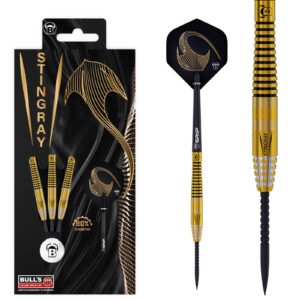 BULL'S Stingray ST3, Steeldart, 90% Tungsten, 22g. gold