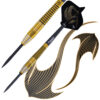 BULL'S Stingray ST3, Steeldart, 90% Tungsten, 22g. gold – Bild 2