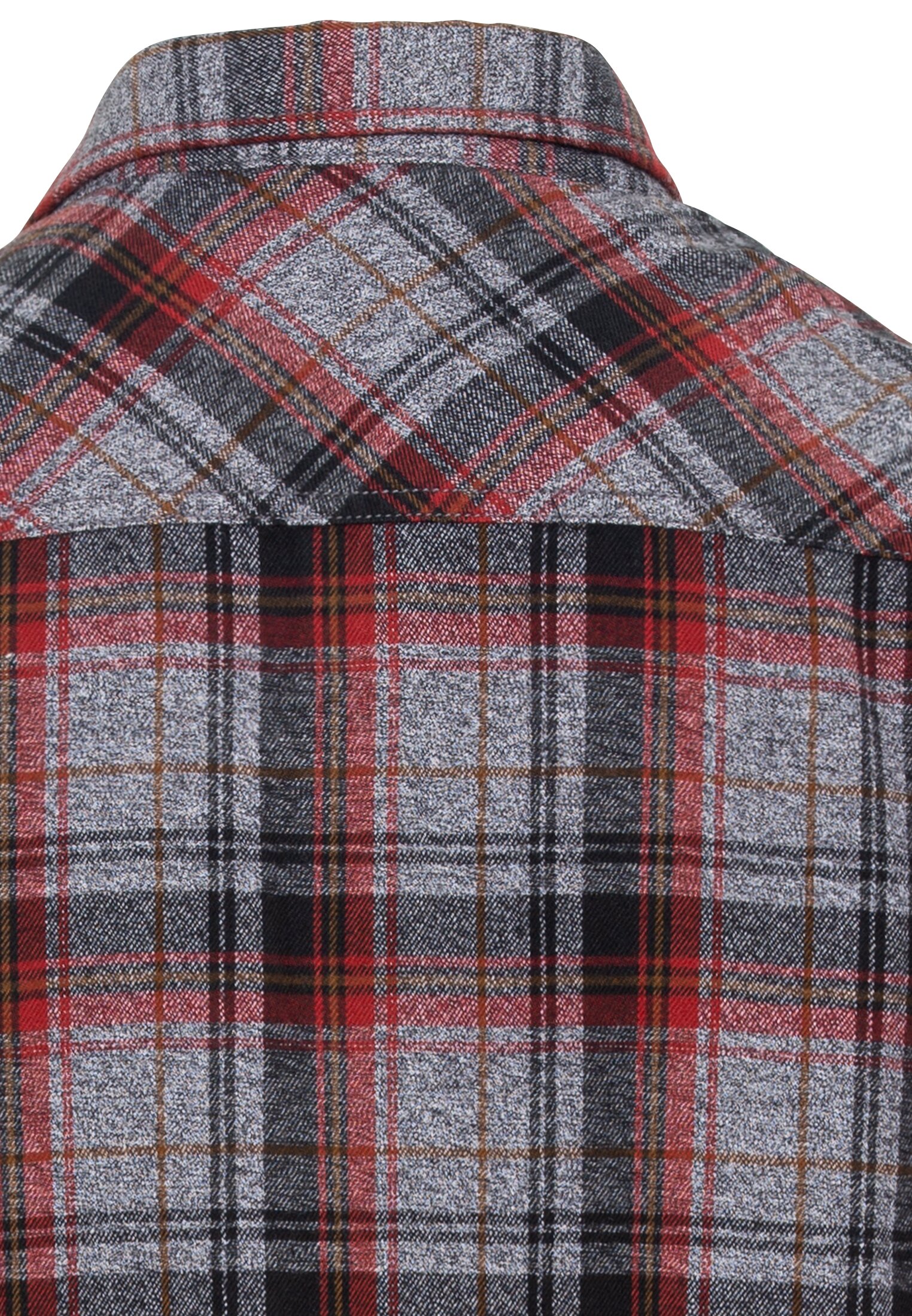 camel active Herren Flanellhemd karo grau – Bild 4