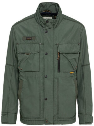 Camel Active Herren Kurzjacke aus Baumwolle in grün