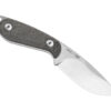 KIZER Buddy feststehendes Messer, 14C28N Stahl, schwarz – Bild 2