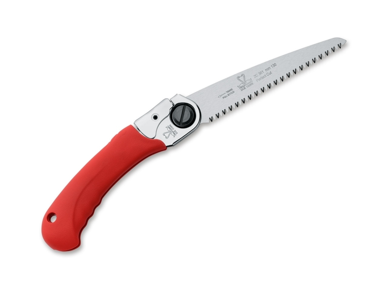 Due Cigni 2C 361/13 Rot, Klappsäge mit TPR Griff