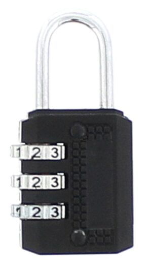 BGS Zahlenschloss mit 3 stelligem Code, schwarz
