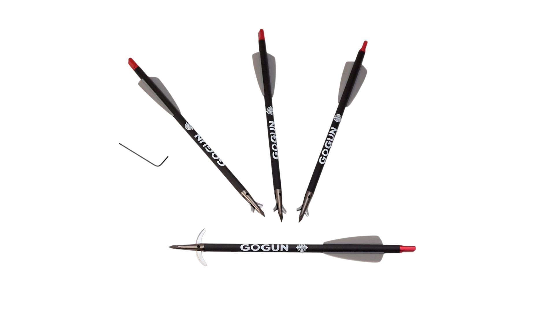 GoGun Armbrustbolzen Flesh Slicer für Adder, 4er Pack – Bild 3