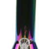 Bong Glas Rainbow, bunt, 32,5cm hoch, 13cm breit – Bild 2