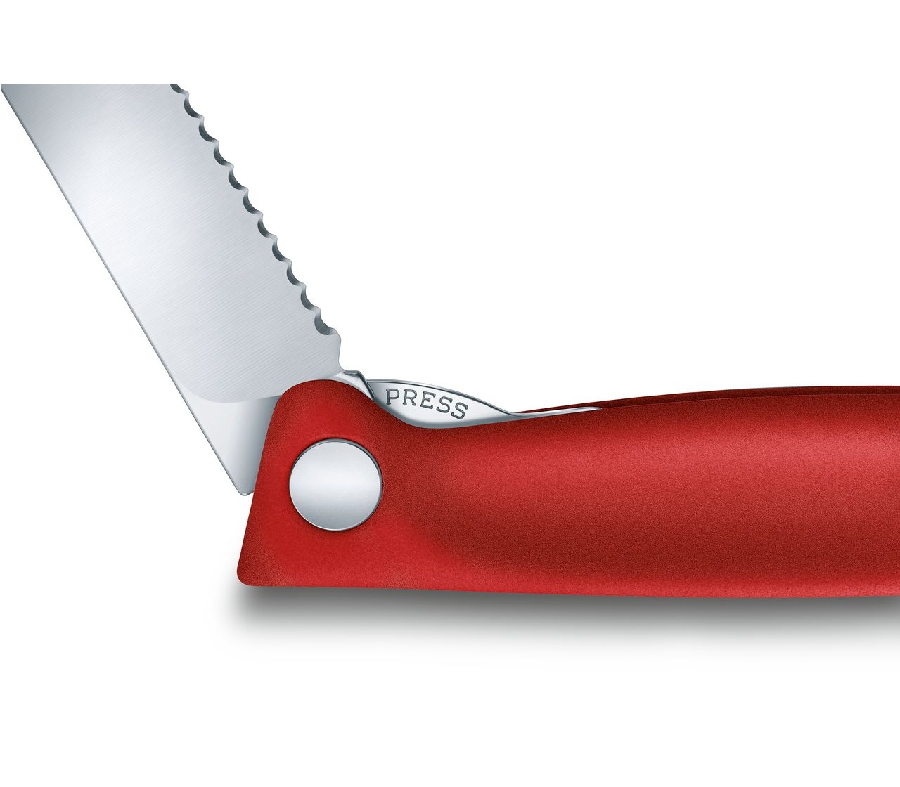 Victorinox Swiss Classic faltbares Gemüse- / Brotzeitmesser mit rot Griffschalen – Bild 4