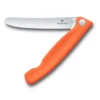 Swiss Classic, Picknick Messer, 11cm, Wellenschliff, orange, Faltschachtel – Bild 2