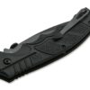 Heckler & Koch SFP Tactical Folder All Black Einhandmesser mit  Gummierten Griff – Bild 2