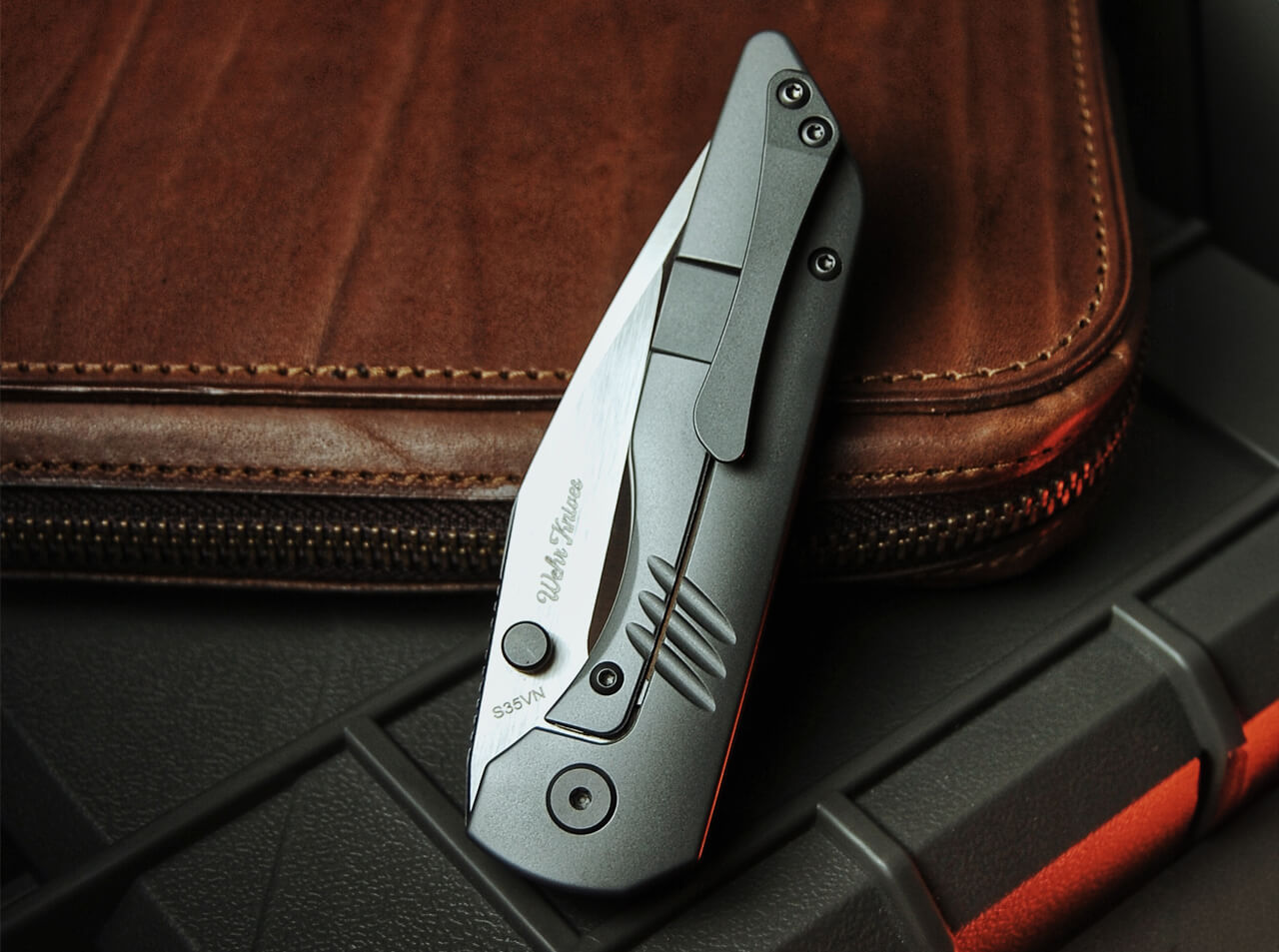 Böker Plus Max, Einhandmesser, S35VN-Stahl, Hosenclip – Bild 3