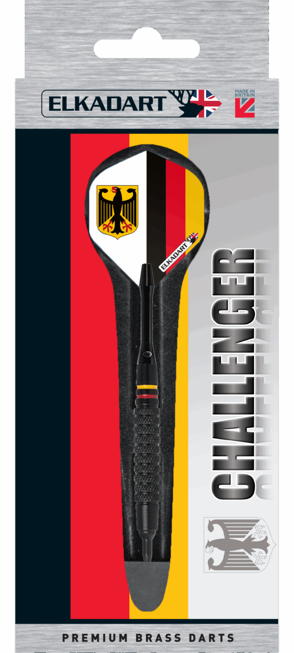 ELKADART Challenger, Steel Dart, 22 Gramm, Messing beschichtet