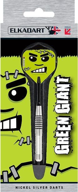 ELKADART Green Giant, Steel Dart, 22 Gramm, Nickelsilver