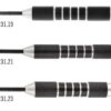 ELKADART Lone Wolf, Steel Dart, 23 Gramm, Nickelsilver – Bild 2