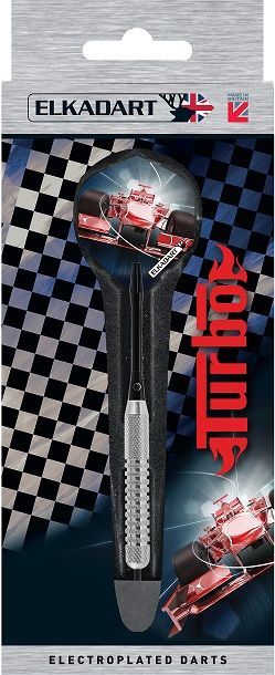 ELKADART Turbo, Steel Dart, 24 Gramm, Messing vernickelt