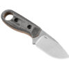 Kizer Beaver Nitro-V Black Micarta feststehendes Messer mit Scheide – Bild 2
