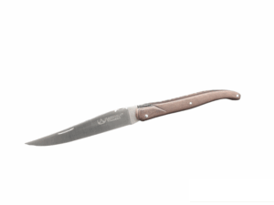 Laguiole Village Taschenmesser mit 12 cm Carbonfaser/Kupfergriff