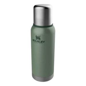 Stanley Adventure Vacuum Bottle, 0,73 Liter, Isolierflasche, Hammerschlag grün
