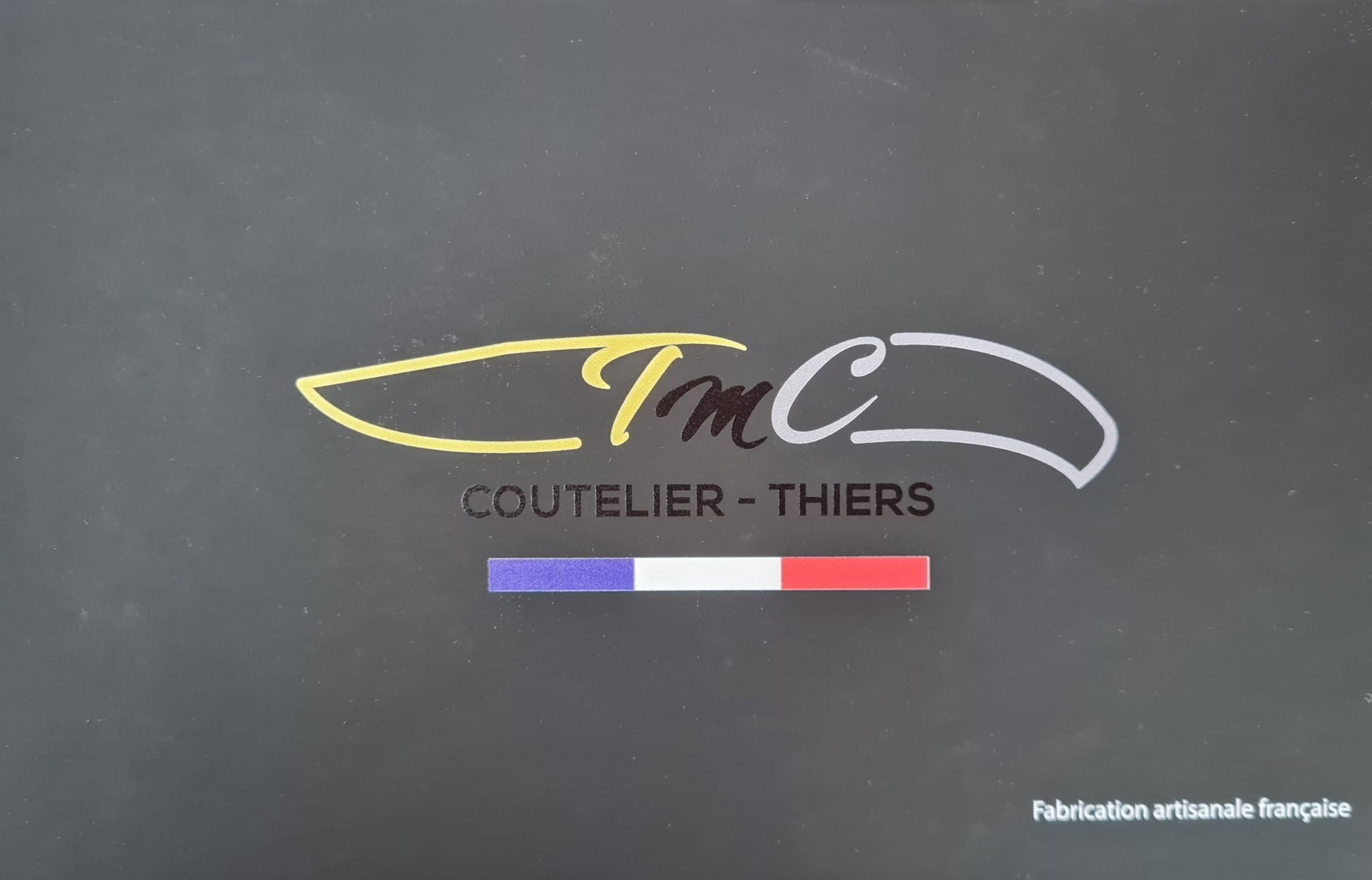 TMC Coutelier Buttermesser,Ebenholz mit Metall Standfuss – Bild 3