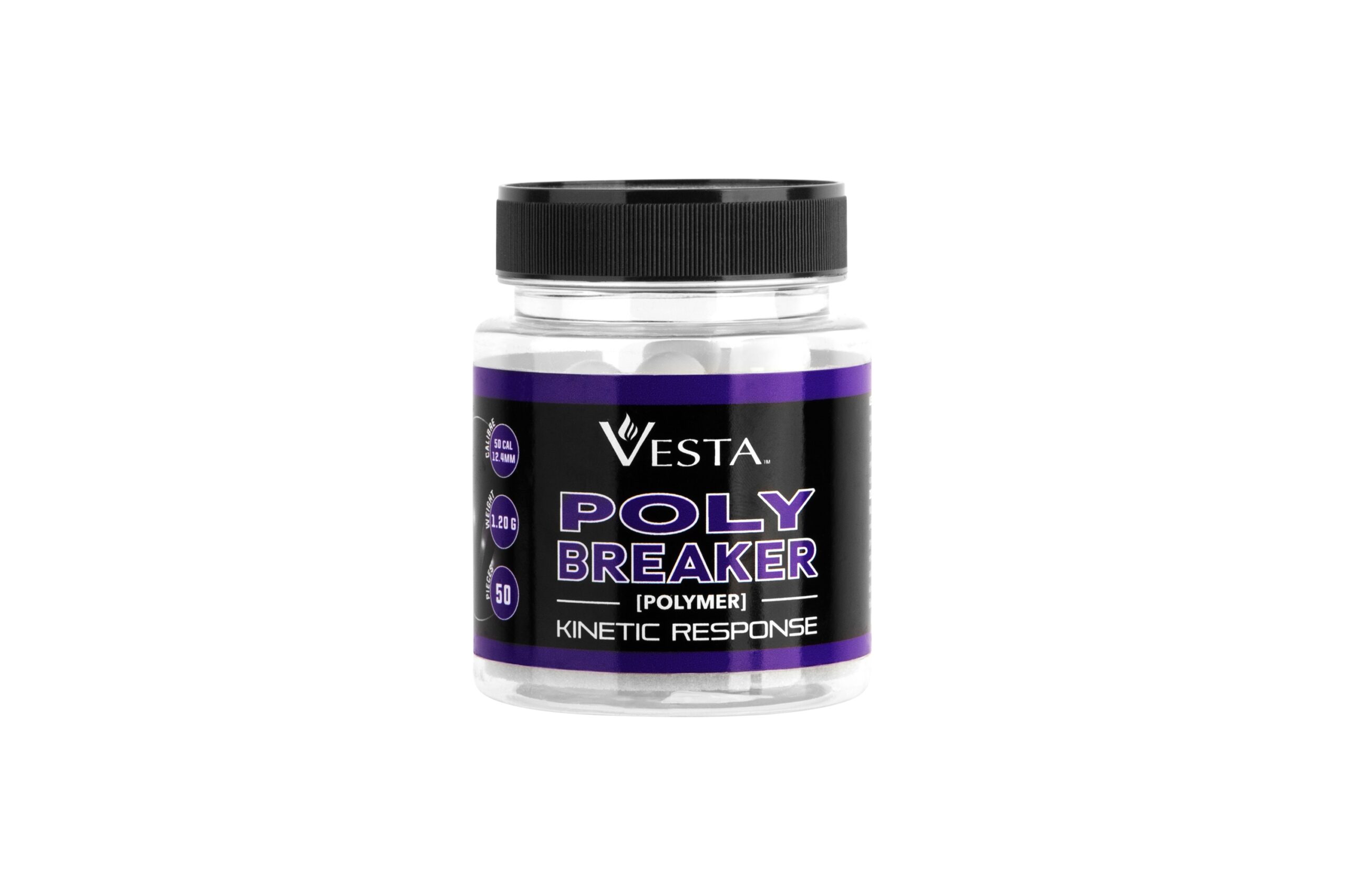 Vesta Polybreaker Balls im Kaliber .50; 50 Schuss