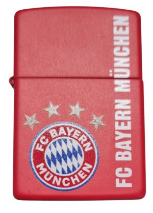 ZIPPO Benzinfeuerzeug "FC Bayern" in schwarz