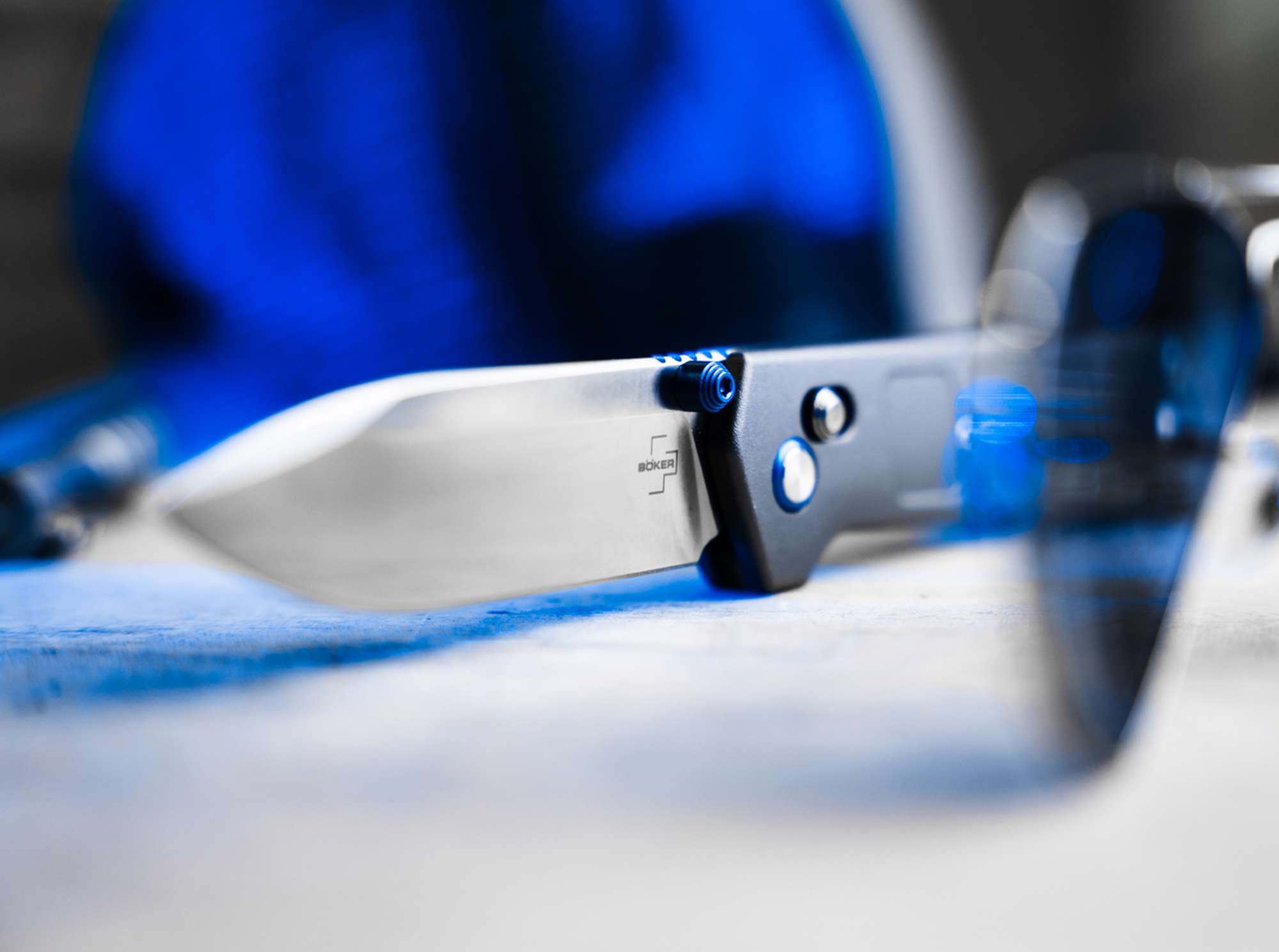 Böker Plus Kihon DC Alu, Einhandmesser, Hosenclip – Bild 7