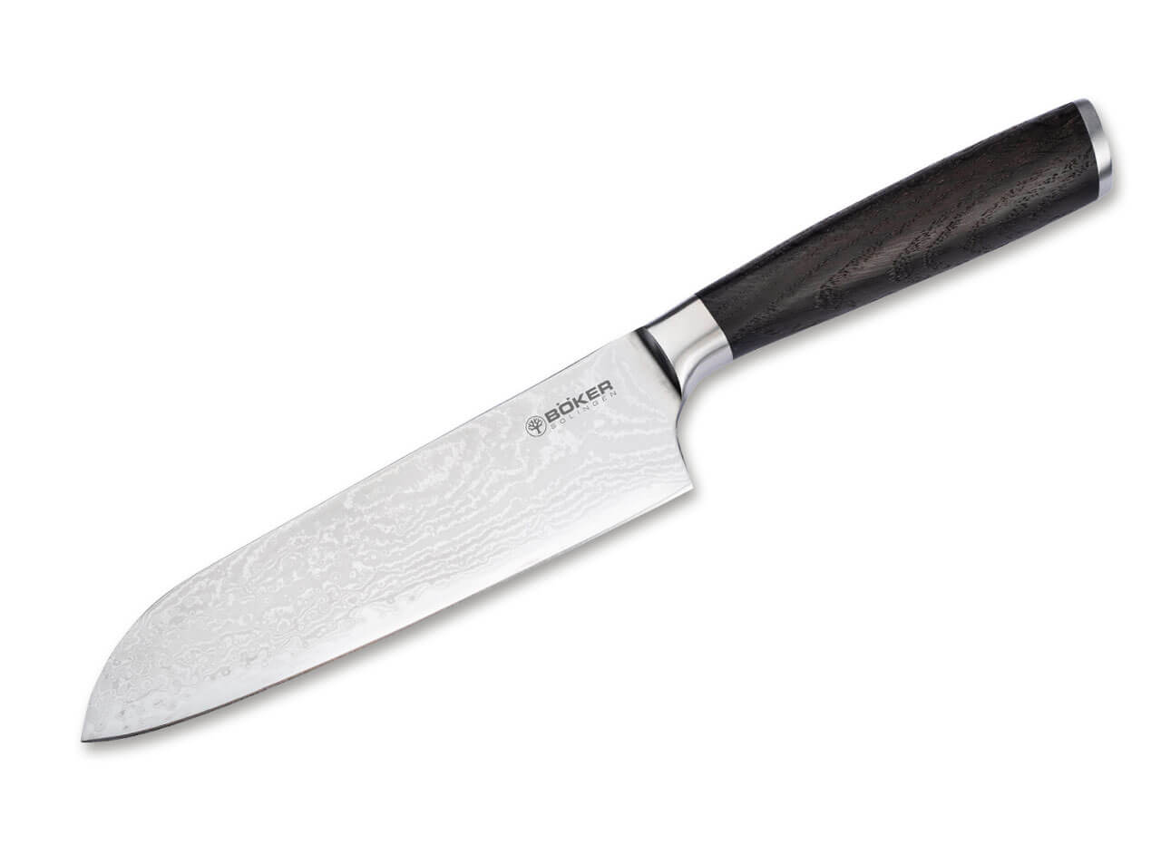 Böker Manufaktur Solingen Meisterklinge Damast Santoku