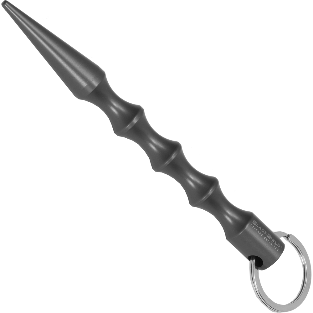 BlackField Kubotan aus Edelstahl in Titanium