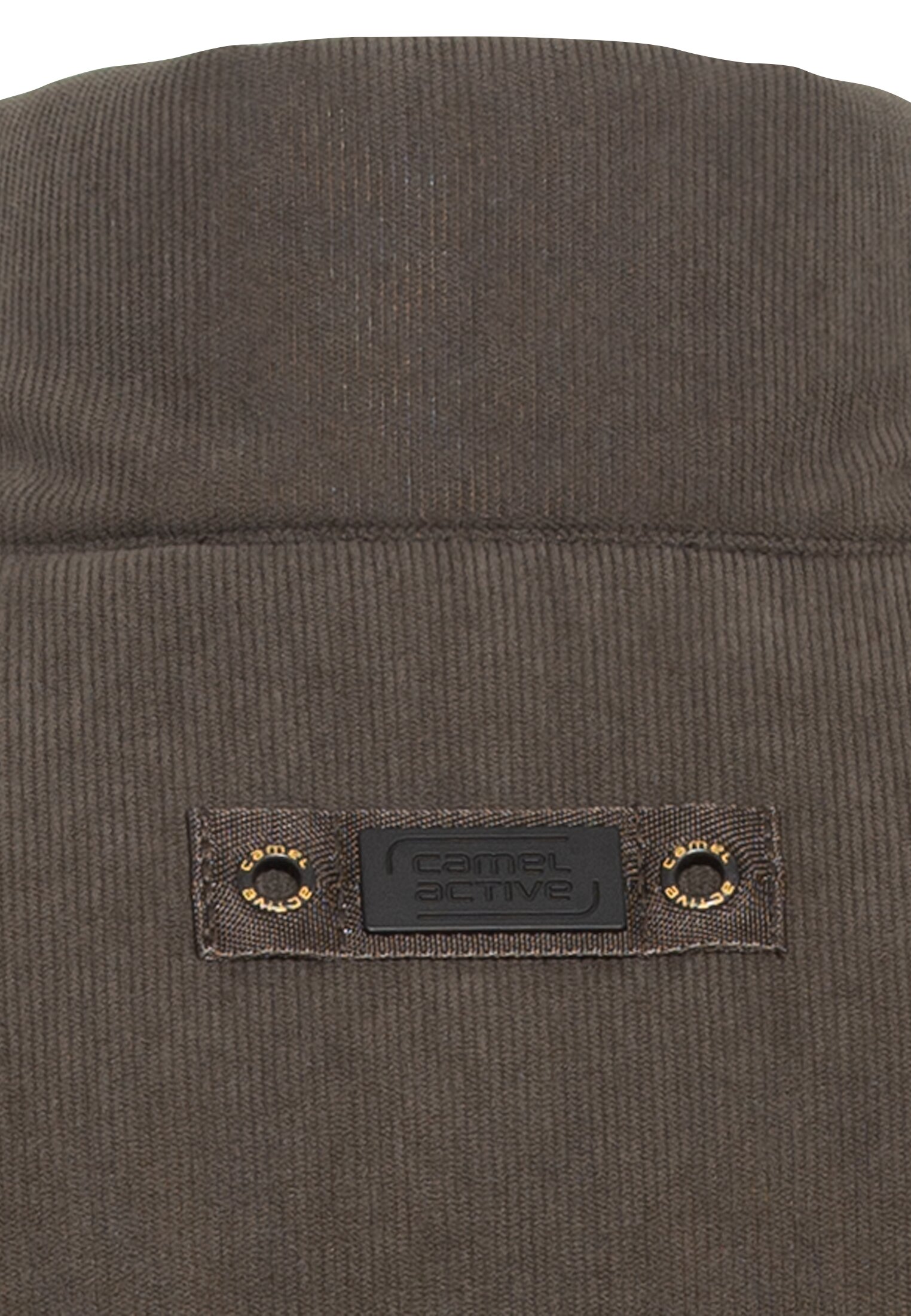 camel active Herren Outdoor Weste mit Cordschulter grün – Bild 4