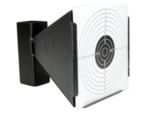 Metall Kugelfangkasten Trichterform 14x14cm, schwarz, Luftgewehre, Luftpistolen, bis 7,5J