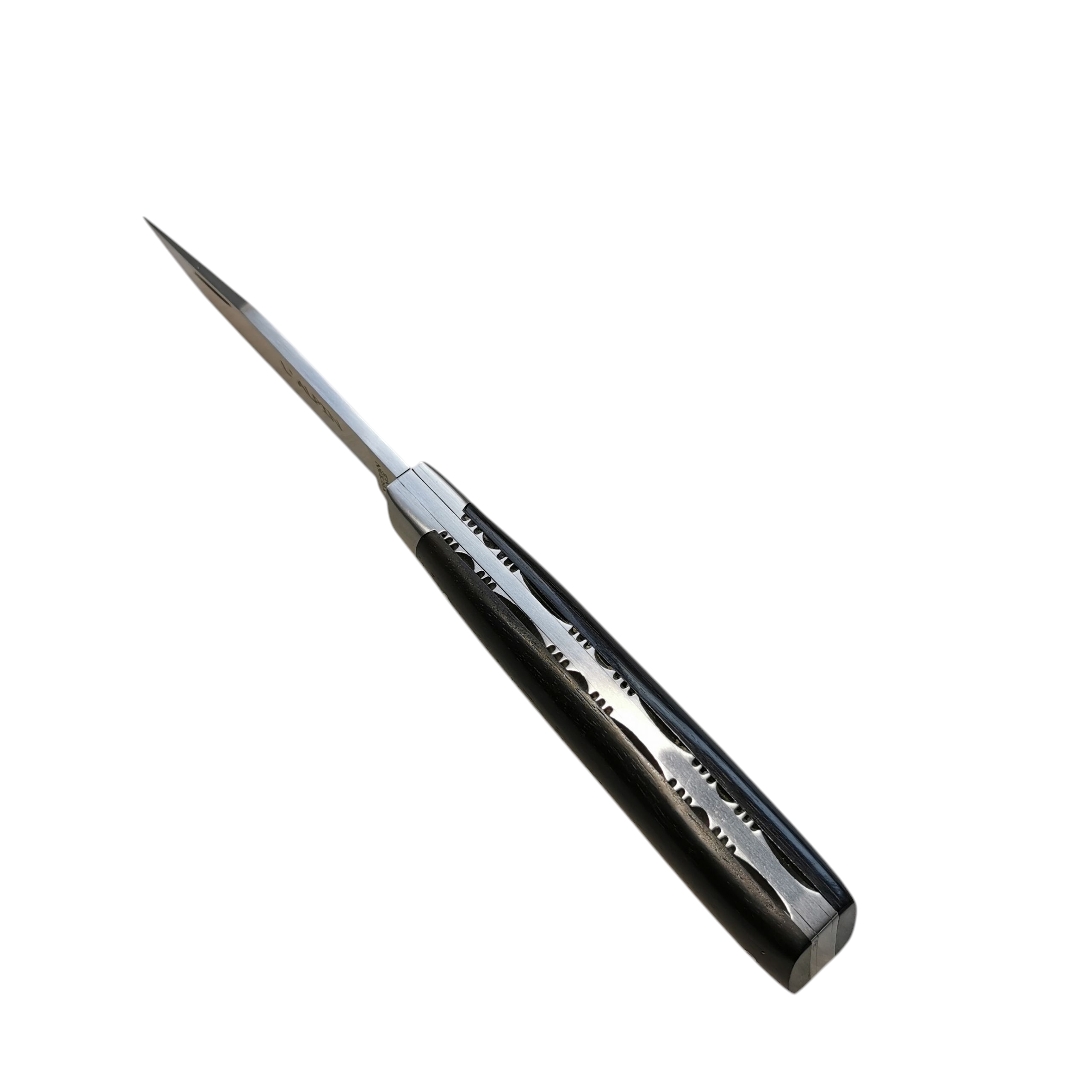 Laguiole Village Taschenmesser, L'Alpin, 10 cm Ebenholzgriff – Bild 3