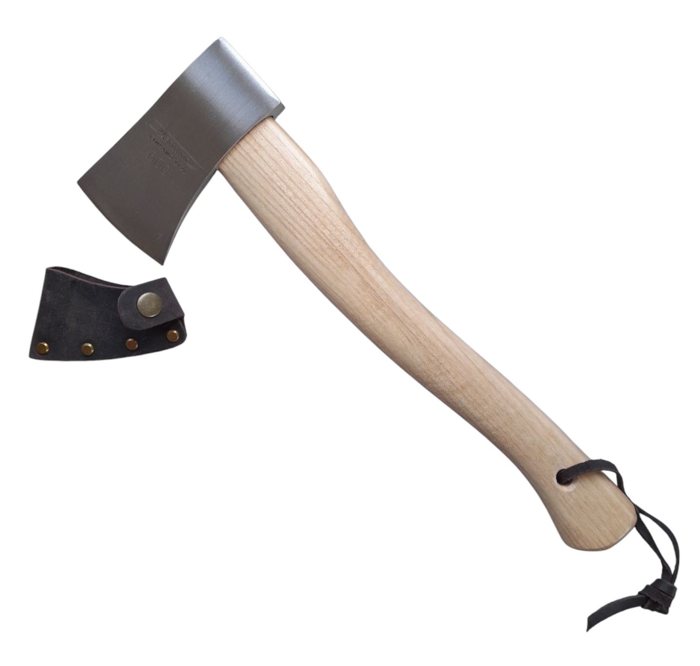 Marttiini Campingaxt, Carbonstahl, Eschenholzgriff, braun