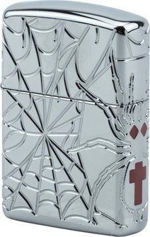 ZIPPO Armor Case chrom "Spider Deep Carved" limitiert auf 1.000 Stück