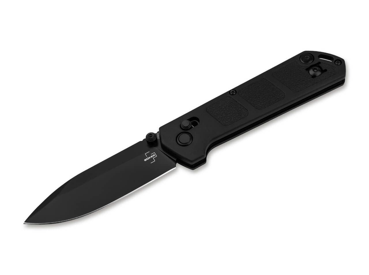 Böker Plus Kihon DC All Black Einhandmesser mit Hosenclip