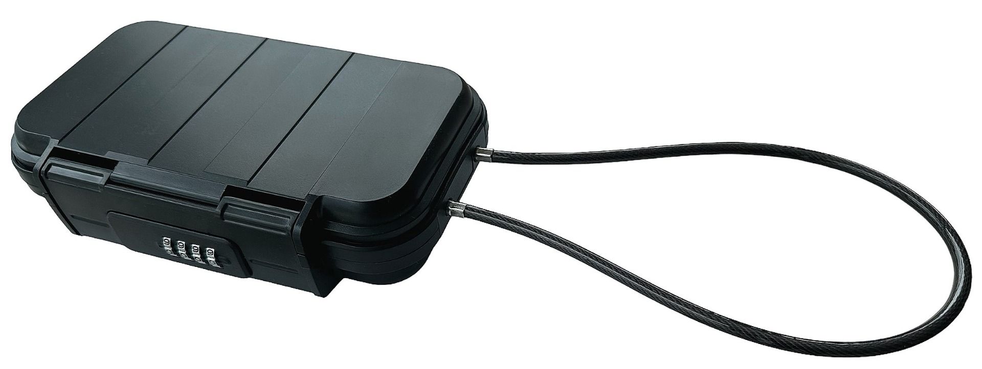 Buchner Strandtresor mit Stahlseil in Schwarz – Bild 4