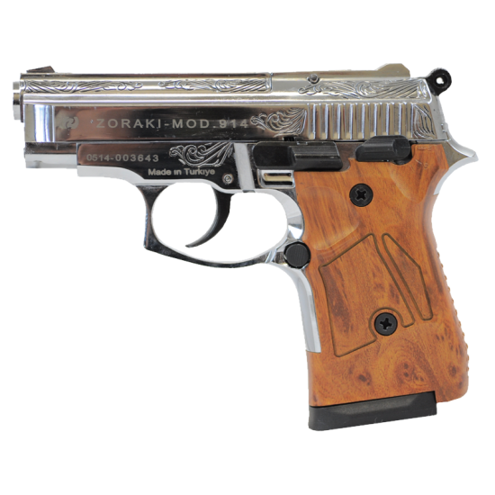 Zoraki 914 Schreckschusspistole im Kal. 9 mm P.A.K. mit Gravur