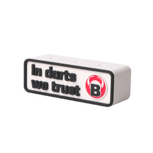 BULL'S Darthalter, 1 Satz Dart, eckig, weiß